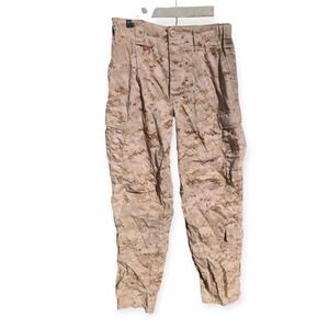 USMC FROG Flame Resistant FR Pants Men's M-L Desert Camo Combat Ensemble Trouser